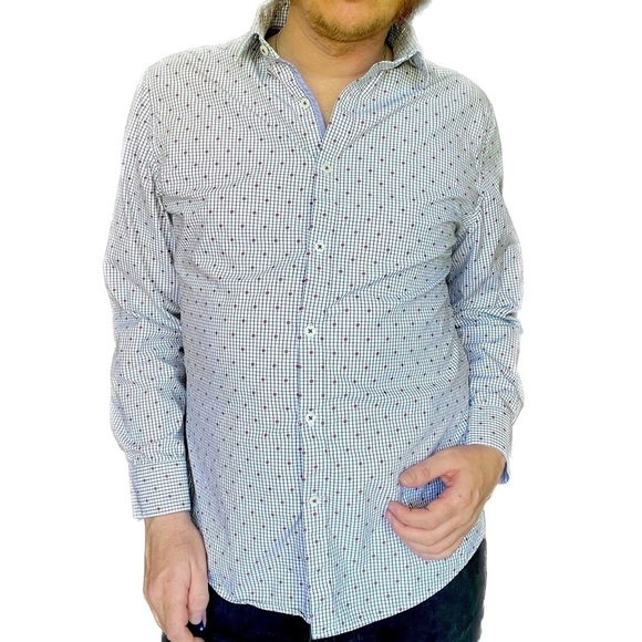 Original Penguin - Medium Long Sleeve Shirt Heritage Slim Fit - Picture 1 of 6